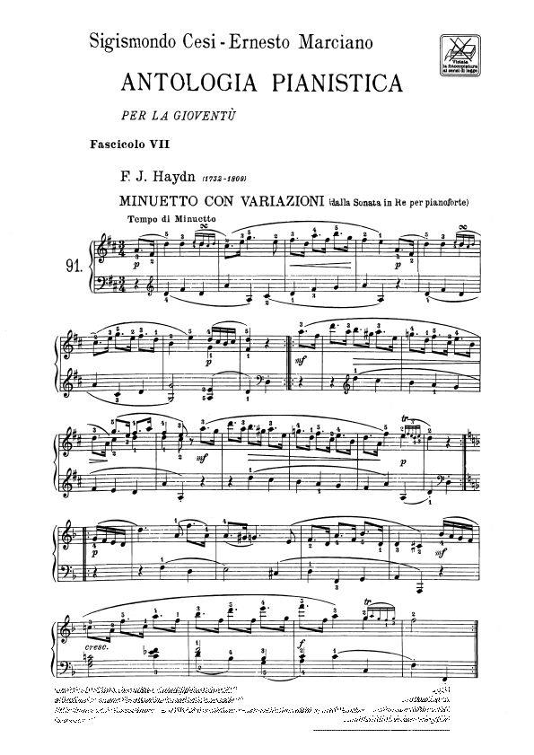 Antologia Pianistica Per La Gioventë - Fasc. Vii - pro klavír